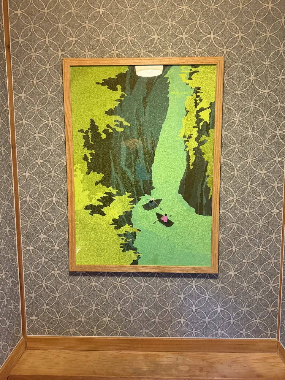 川辺の風景を描いた絵画